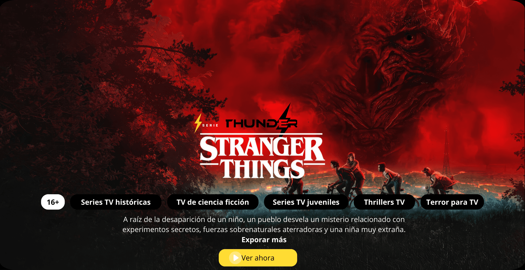 ThunderTV | Streaming de TV, deportes y películas en vivo